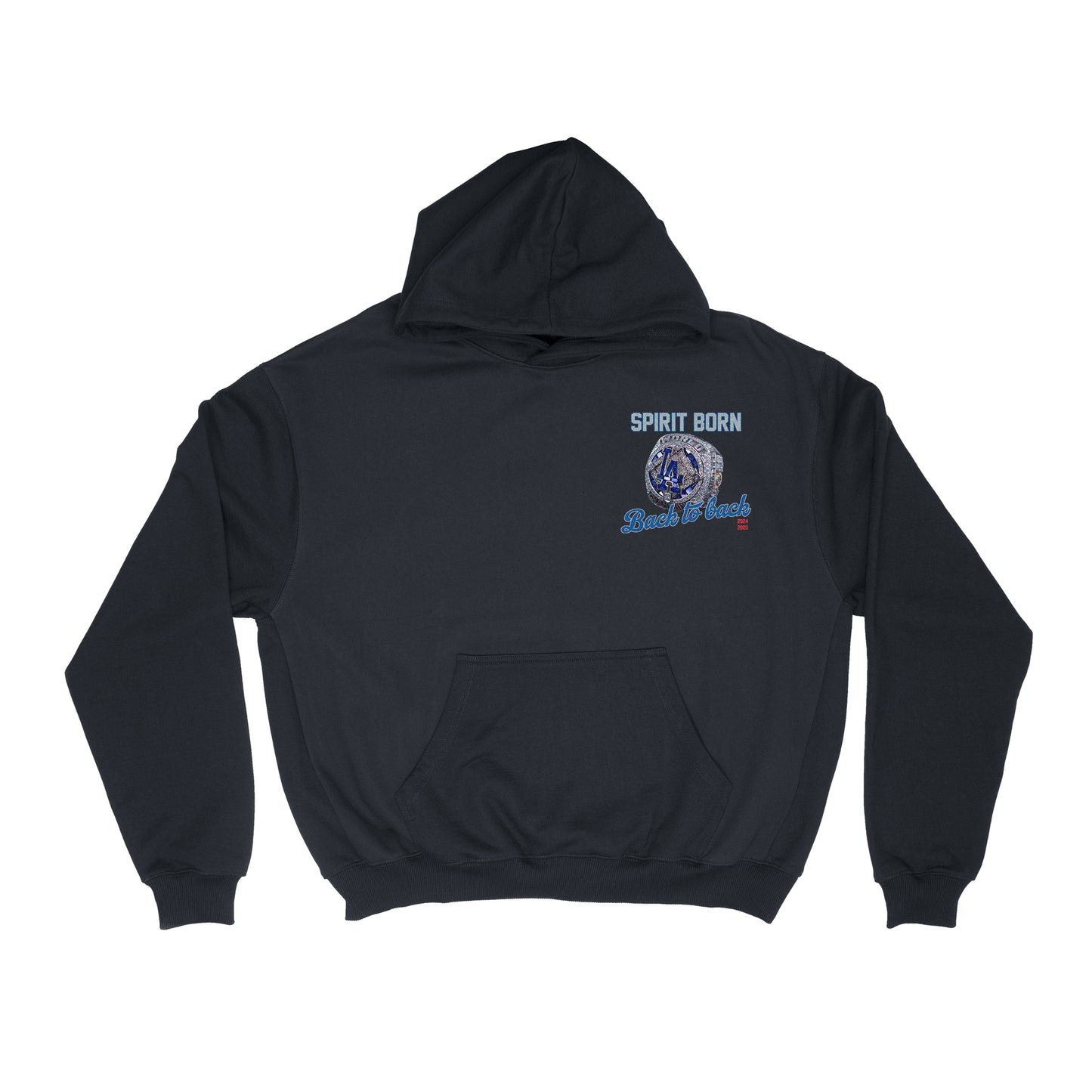 BACK TO BACK HOODIE (BLACK) - PRE ORDER