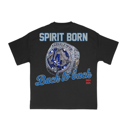 BACK TO BACK TEE (BLACK) - PRE ORDER