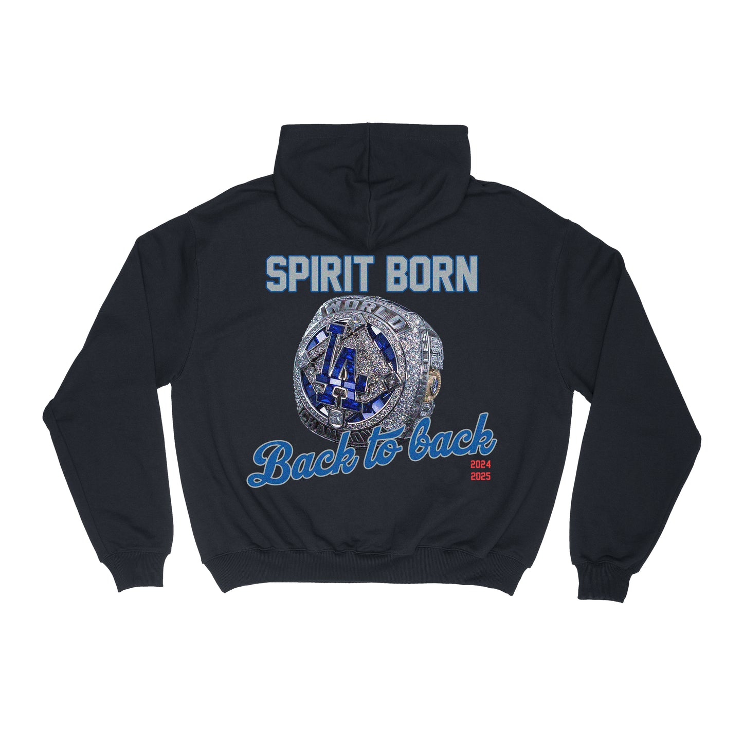 BACK TO BACK HOODIE (BLACK) - PRE ORDER