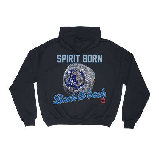 BACK TO BACK HOODIE (BLACK) - PRE ORDER