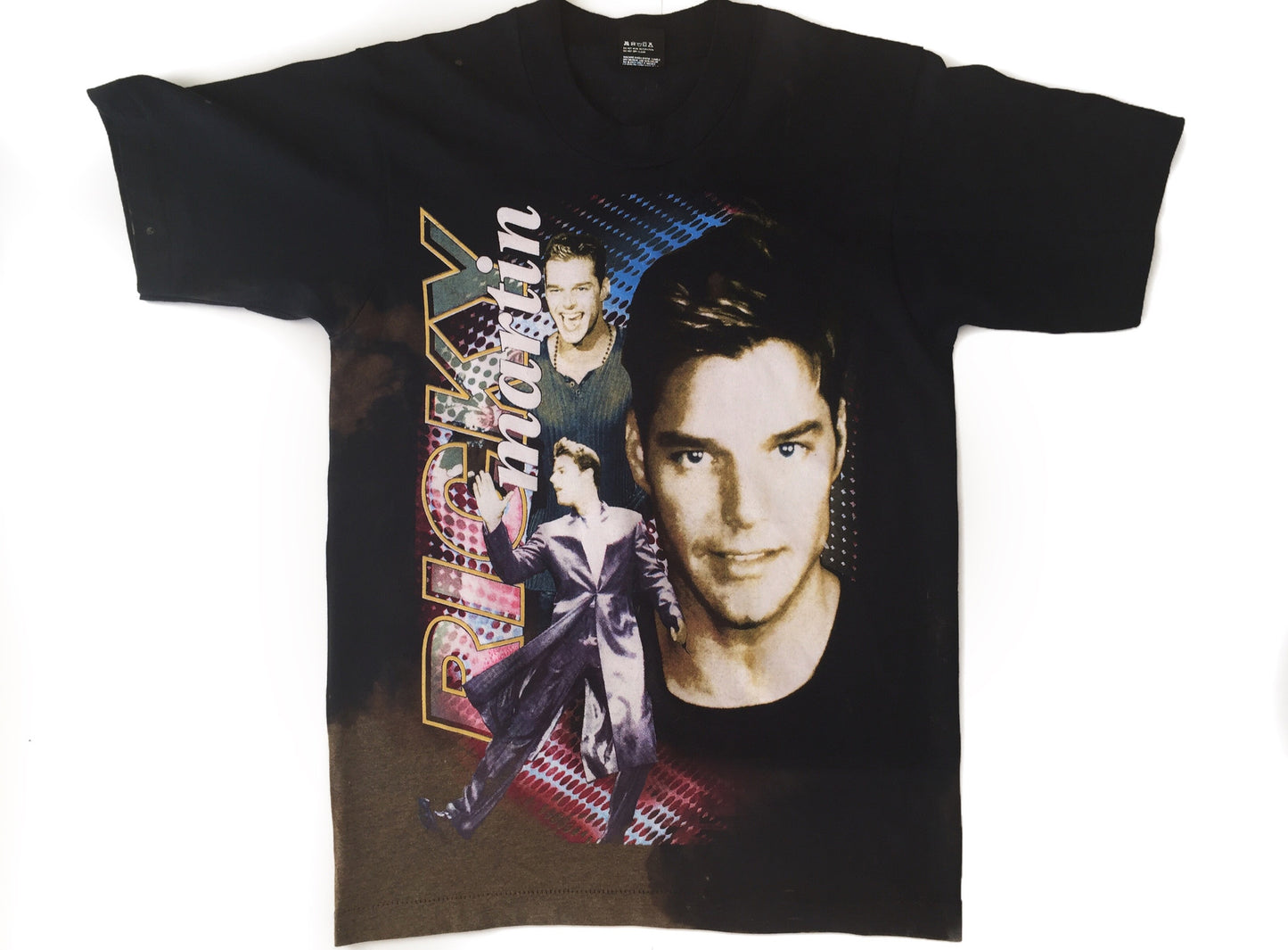 1999 Ricky Martin 'Livin La Vida Loca' Rap Tee - S DEADSTOCK